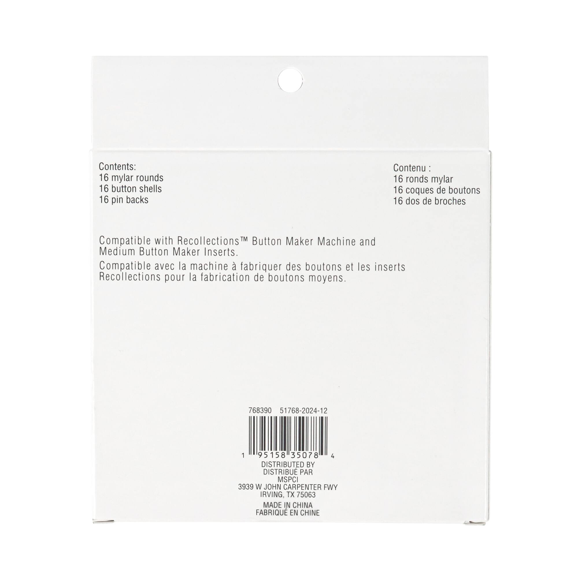 6 Pack: Button Pieces by Recollections